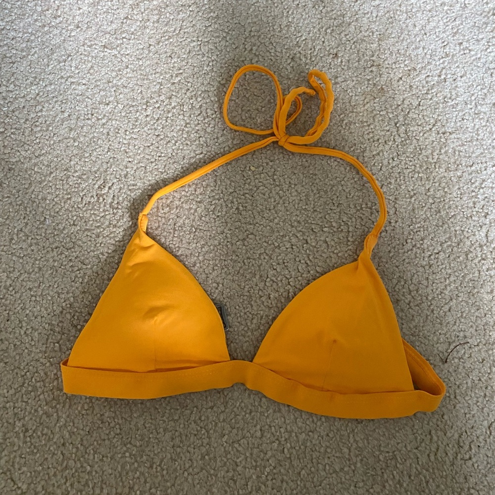 garage orange/yellow swim bathing suit top
